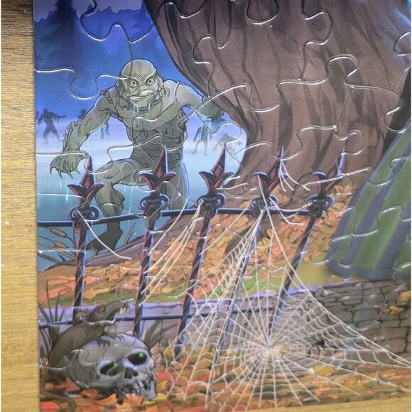 Bits And Pieces Goblins & Goodies & Ghouls Oh My Large Format 300 Pieces Puzzle - Picture 7 of 16